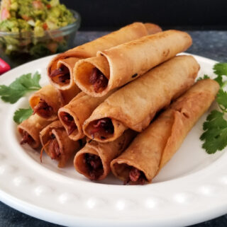 Baked Chicken Taquitos