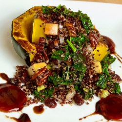 Fall Harvest Stuffed Acorn Squash