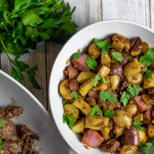 Mustard Crusted Fingerling Potatoes