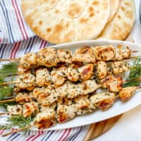 Mediterranean Greek Chicken Souvlaki
