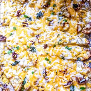 Homemade Loaded Cheese Fries