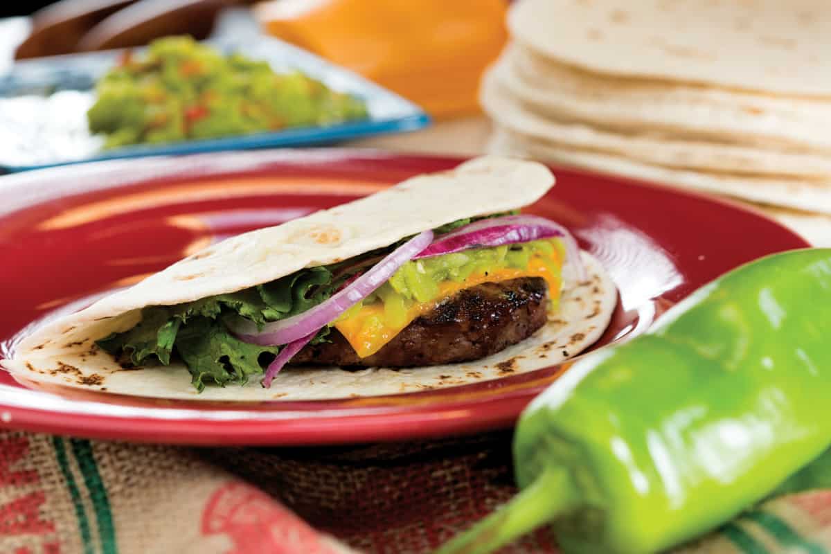 Image of Hatch Green Chile Tortilla Burgers