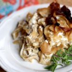 Image of Caramelized Onion Whole Wheat Noodle Kugel