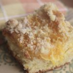 Orange Marzipan Streusel Cake