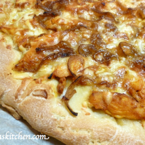 Gluten Free Dairy Free Buffalo Chicken Pizza