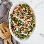 Image of Panzanella Salad with Chickpeas and Feta