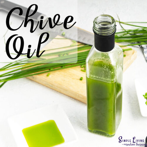Image of Homemade Chive Oil Recipe