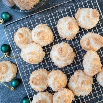 Austrian Coconut "Busserl" Cookies