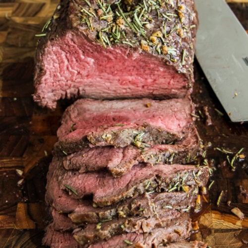 Easy Sirloin Tip Roast with Crispy Butter Roasted Potatoes