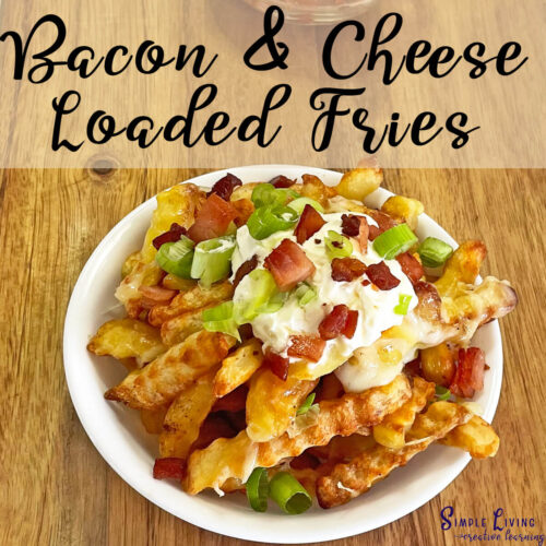 Bacon and Cheese Loaded Fries