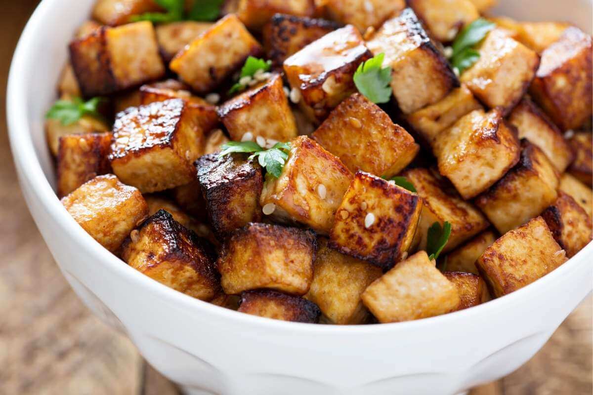 Air fryer tofu