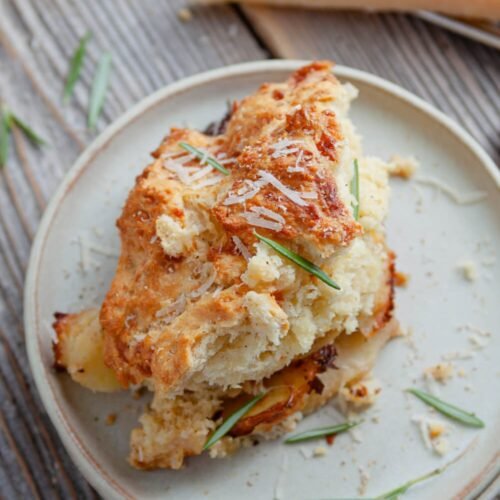 Cheesy Potato Cobbler
