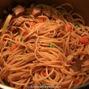 Sesame Noodles (Backpacker’s Recipe)