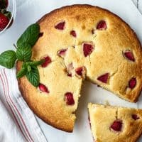 Strawberry Ricotta Cake Recipe