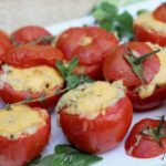 Cheesy Sauerkraut Potato Tomatoes