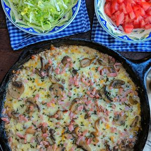 Keto Hamburger Skillet Casserole