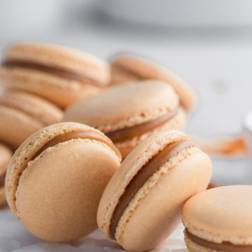 Salted Caramel French Macarons