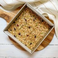 Easy Chewy Granola Bars with Dates and Pumpkin Seeds