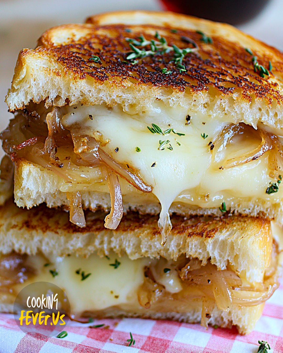 French Onion Grilled Cheese Sandwich