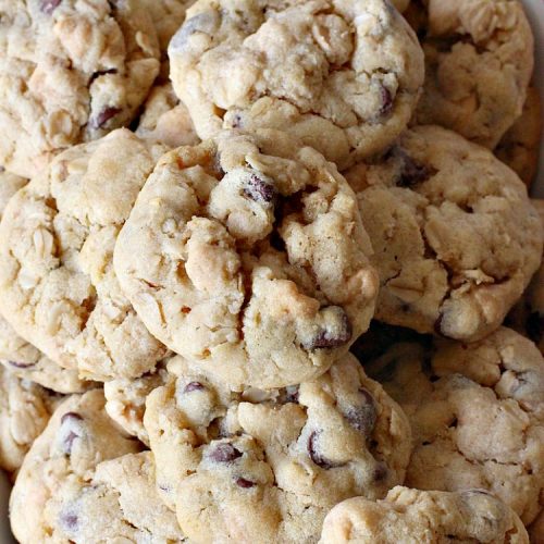 Peanut Butter Chocolate Chip Oatmeal Cookies