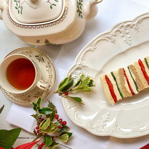 Festive Christmas Eve Tea Sandwiches