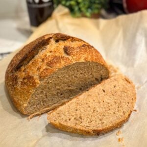 Easy No-Knead Whole Wheat Bread (Perfect for Beginners)