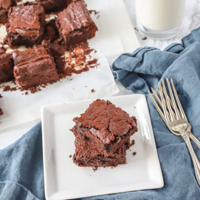 Double Chocolate Healthy Brownies