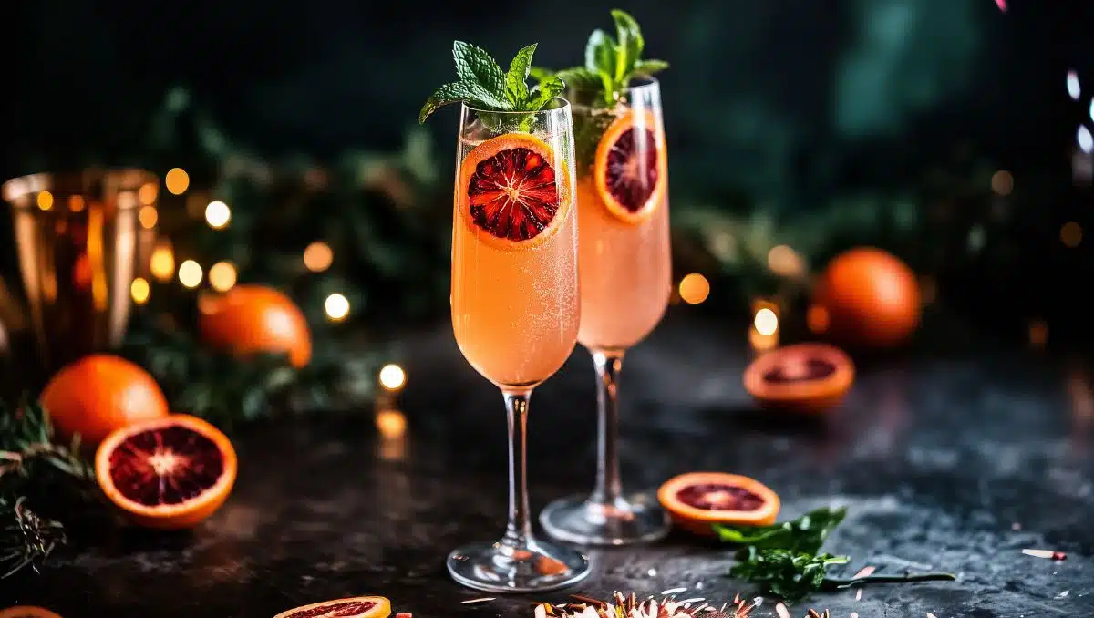 Blood Orange Champagne Mule