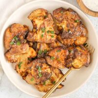 Air Fryer Smashed Potatoes