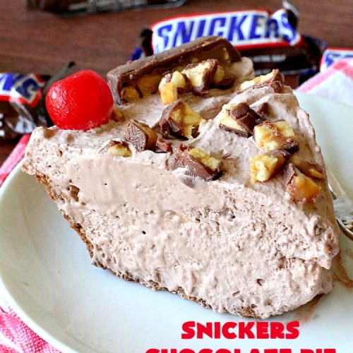 Snickers Chocolate Pie