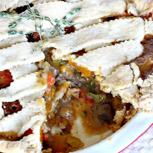 Beef and Butternut Squash Potpie