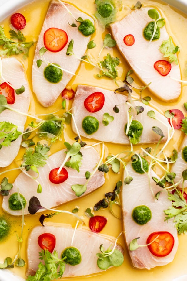 Hamachi Crudo