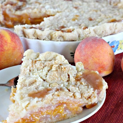 Peach Crumb Pie