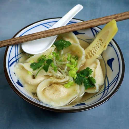 Chinese Shrimp Wonton Soup