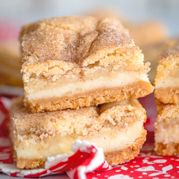 Snickerdoodle Cheesecake Bars