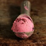 Roasted Blueberry Cheesecake Ice Cream