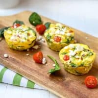 Healthy Mediterranean Egg Muffins