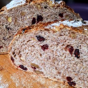 Walnut Cranberry Bread