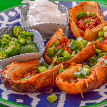 Crispy Potato Skins with a Healthier Twist