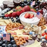 Easy Fourth of July Snack Board
