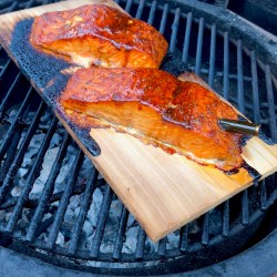 Smoky Chipotle Cedar Planked Salmon