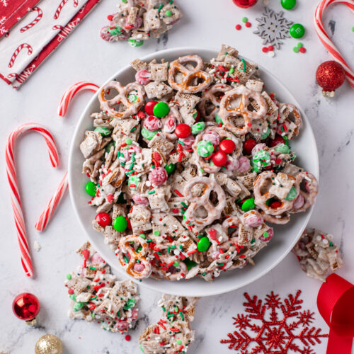 Reindeer Chow (Christmas Puppy Chow)