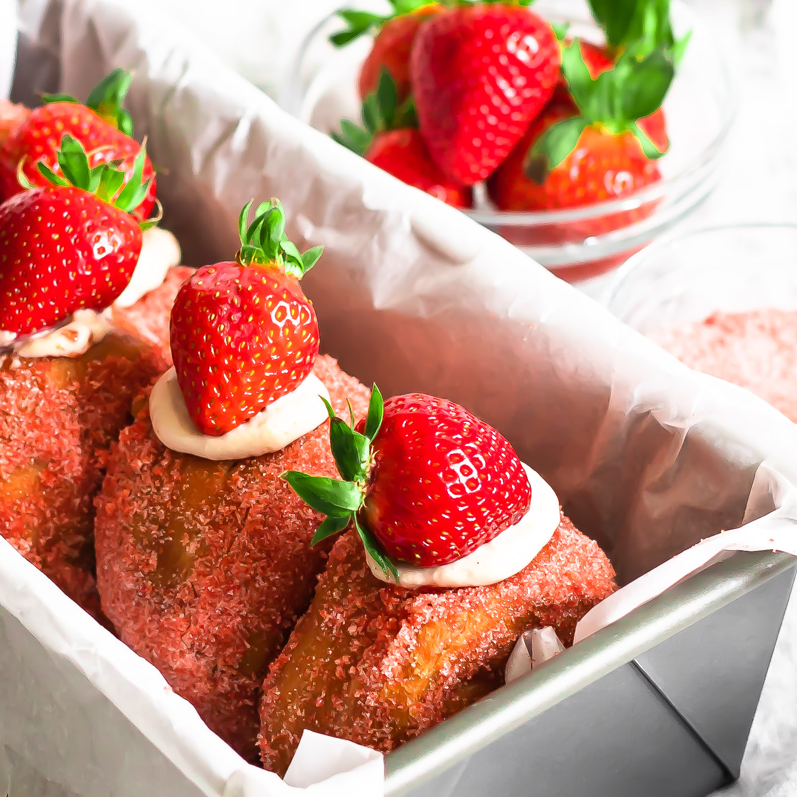 Strawberry Donuts