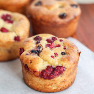 Healthy Cottage Cheese Protein Muffins (with protein powder)
