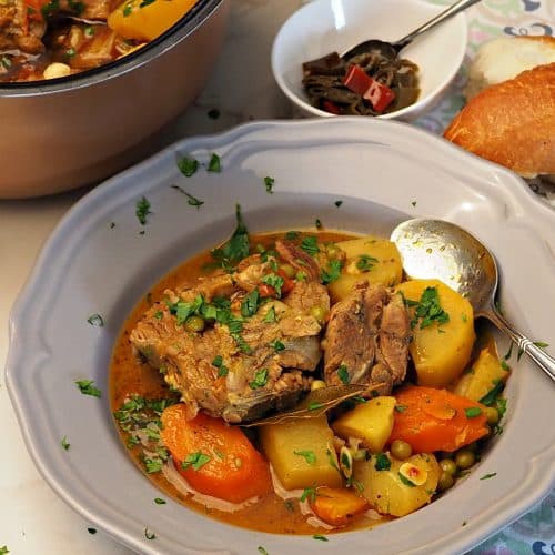 Instant Pot Veal Stew in Moroccan Style