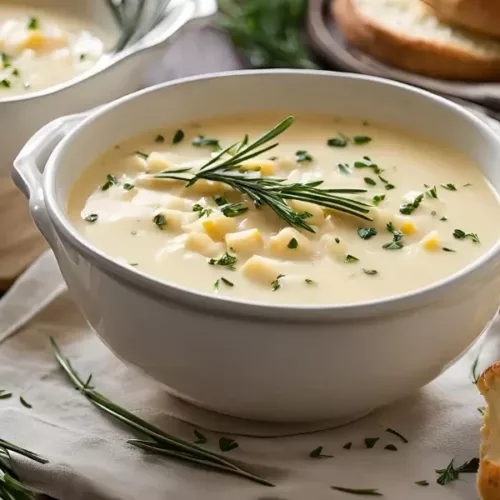 Potato and Cheddar Cheese Soup