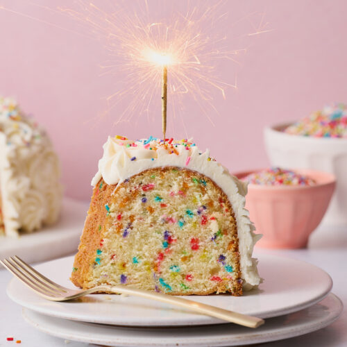 Funfetti Bundt Cake Birthday Cake