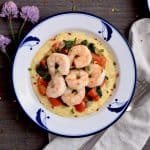 Creamy Polenta, Shrimp, and Vegetable Bowls