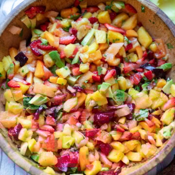 Sweet & Zesty Fruit Salsa