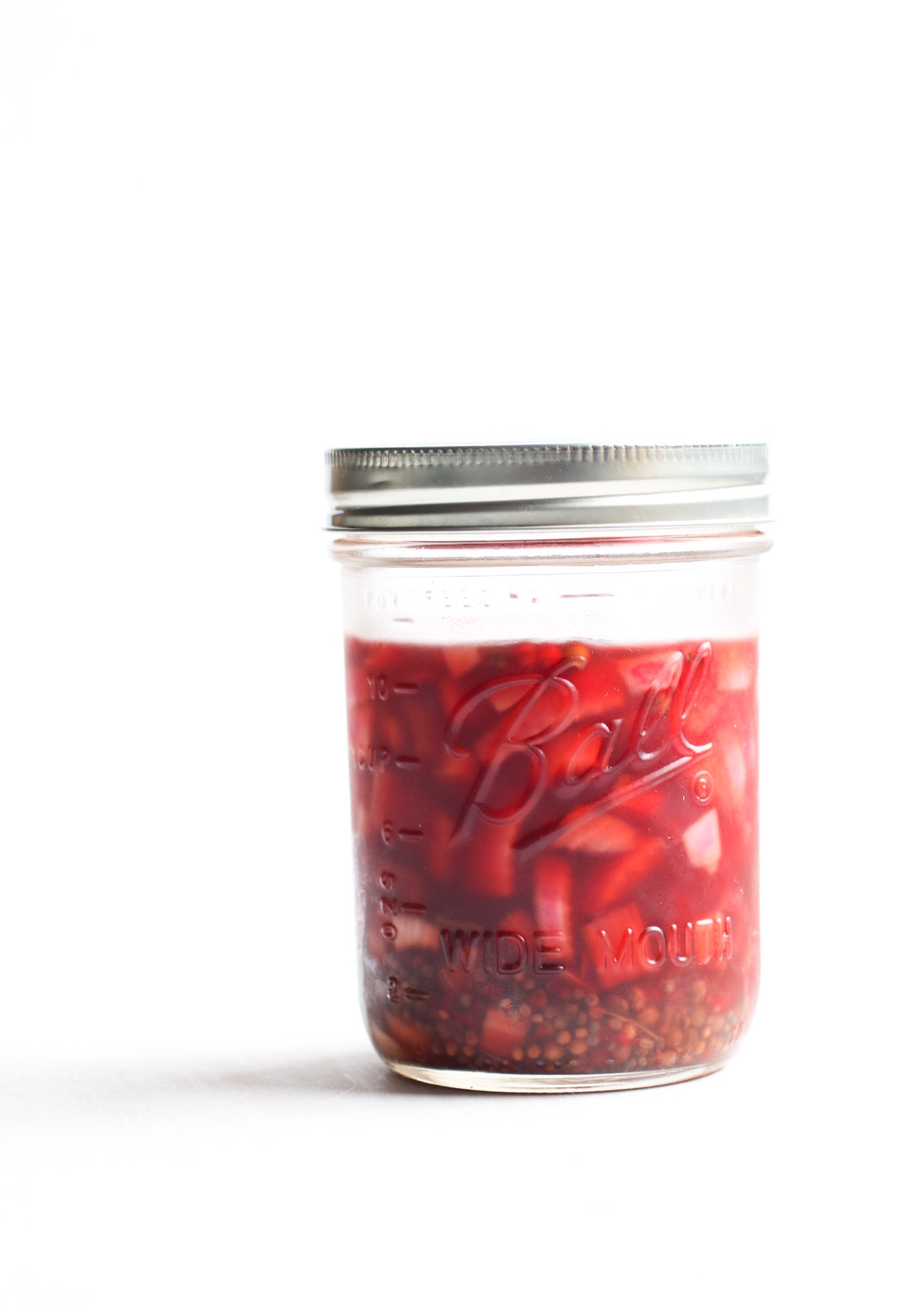Pink Peppercorn Pickled Swiss Chard Stems